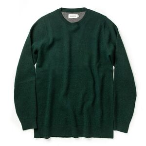 Taylor Stitch The Double Knit Sweater in Forest Green Men's XS (36)